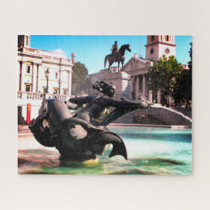 Puzzle Fontaine de Trafalgar Carré Londres