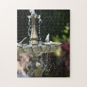 Puzzle Fontaine d'eau dans le parc