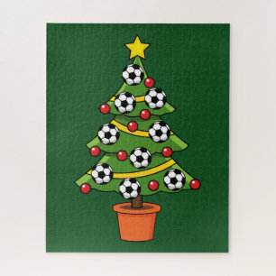 Puzzle Football Football Arbre de Noël