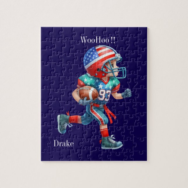 Puzzle Football personnalisé (Vertical)