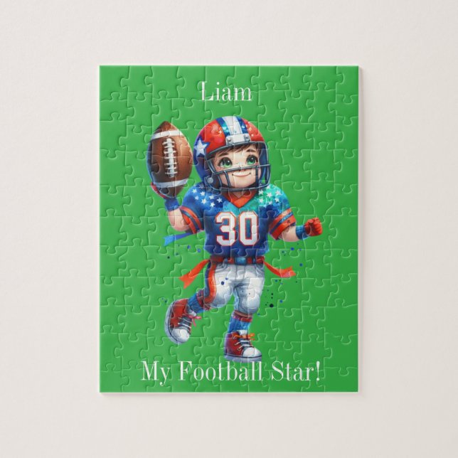 Puzzle Football personnalisé (Vertical)