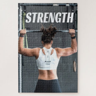 Puzzle Force Fittness Femmes Muscle Worout Motivationnel