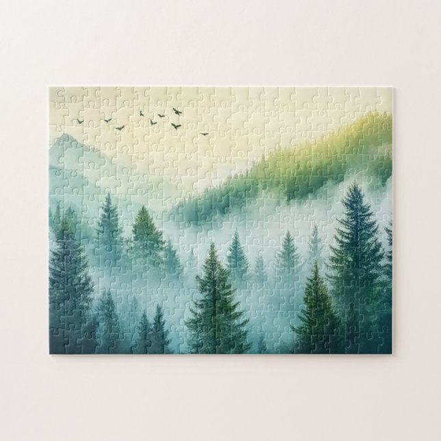 Puzzle Forêt brumeuse (Horizontal)