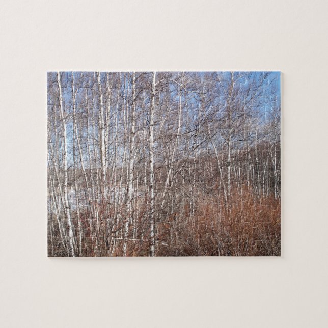 Puzzle Forêt d'arbre de bouleau (Horizontal)