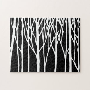 Puzzle Forêt de bouleau par des poivrons de Leslie