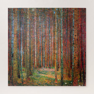 Puzzle Forêt de Fir Gustav Klimt