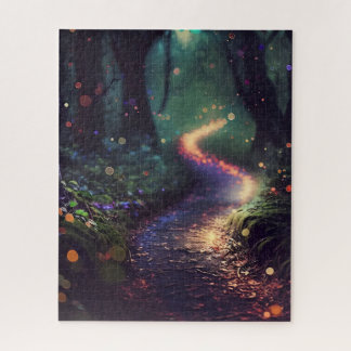 Puzzle Forêt enchantée aux lumières de la fée, 500 pièces