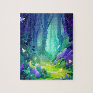 Puzzle Forêt enchantée de fées magiques