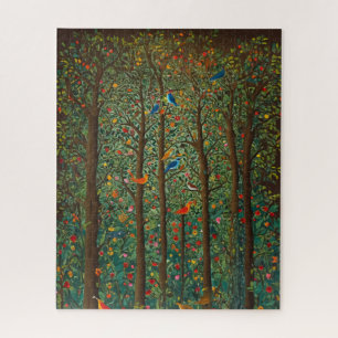Puzzle Forêt enchantée d'oiseaux chanteurs