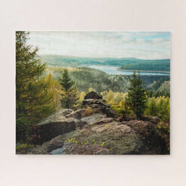Puzzle Forêt | Ore Mountains Allemagne (Horizontal)
