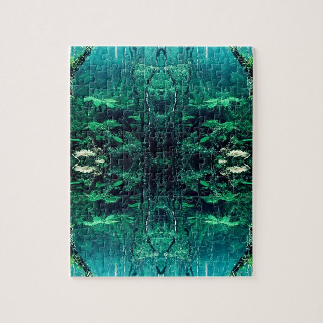 Puzzle Forêt tropicale psychédélique (Vertical)