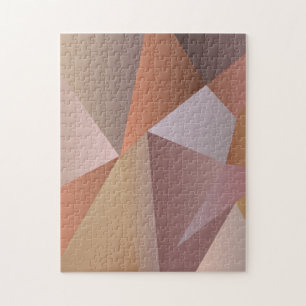 Puzzle Formes géométriques boho modernes ombrées