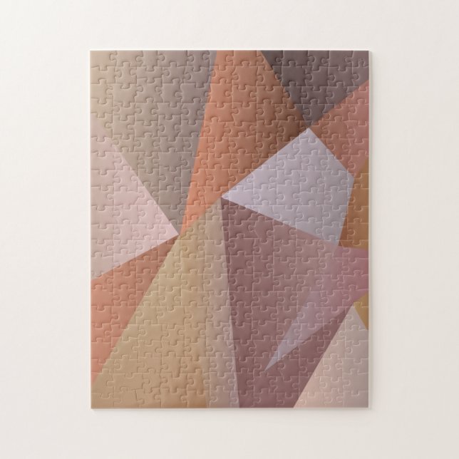 Puzzle Formes géométriques boho modernes ombrées (Vertical)