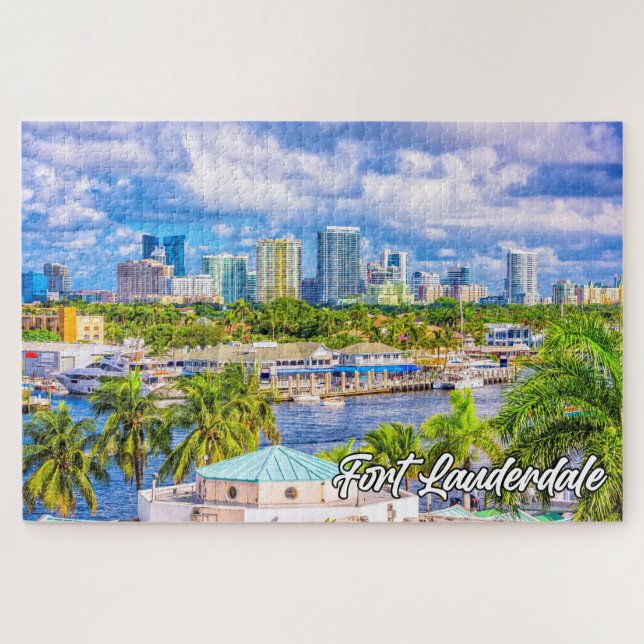 Puzzle Fort Lauderdale, Floride, États-Unis (Horizontal)