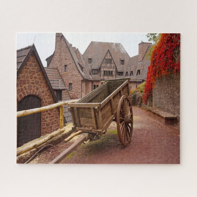 Puzzle Forteresse Eisenach Wartburg Allemagne. (Horizontal)