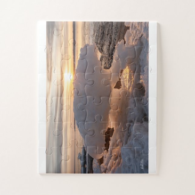Puzzle-Foto Eis in Bärenform (Vertikal)