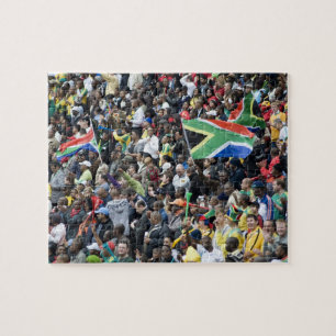 Puzzle Foule abattue à un match de football, avec l'Afriq