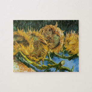 Puzzle Four Cut Sunflowers par Vincent van Gogh