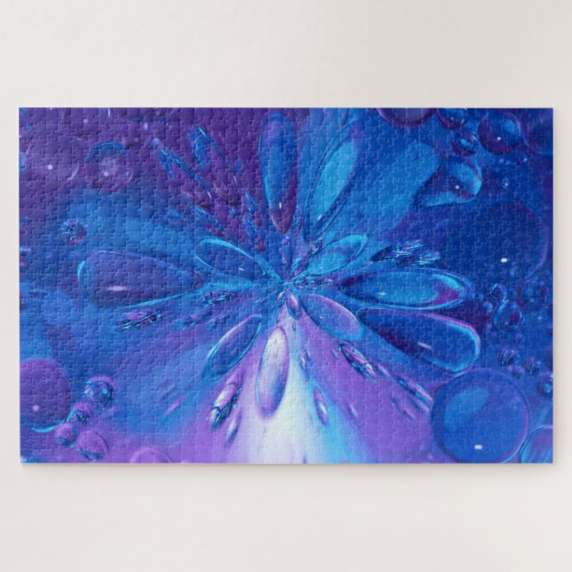 puzzle fractal de goutte d'eau (Horizontal)