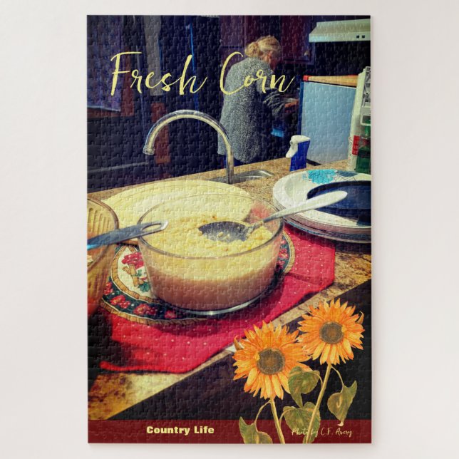 Puzzle Fraîcheur / Vie de campagne - Jardin (Vertical)