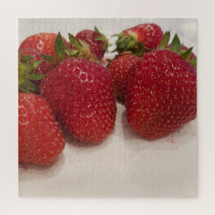 Puzzle Fraises fraîches juteuses Photographie