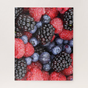 Puzzle Framboises à bleuets