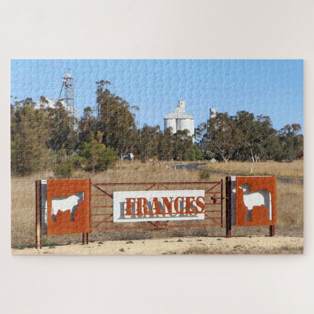 Puzzle France, Australie du Sud, panneau d'entrée de la v (Horizontal)