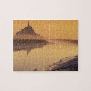 Puzzle FRANCE, Normandie Mont St. Michel. Lumière du mati