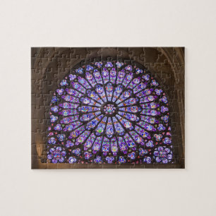 Puzzle France, Paris. Détail intérieur d'un vitrail
