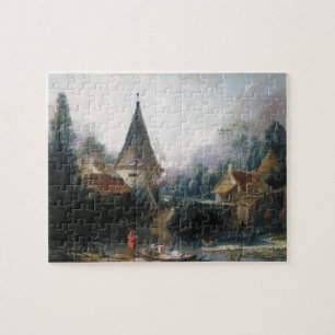 Puzzle Francois Boucher - paysage près de Beauvais tôt