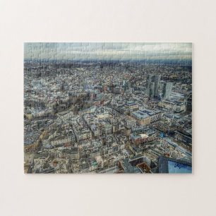 Puzzle "Frankfurt desde el cielo - Trama urbana"