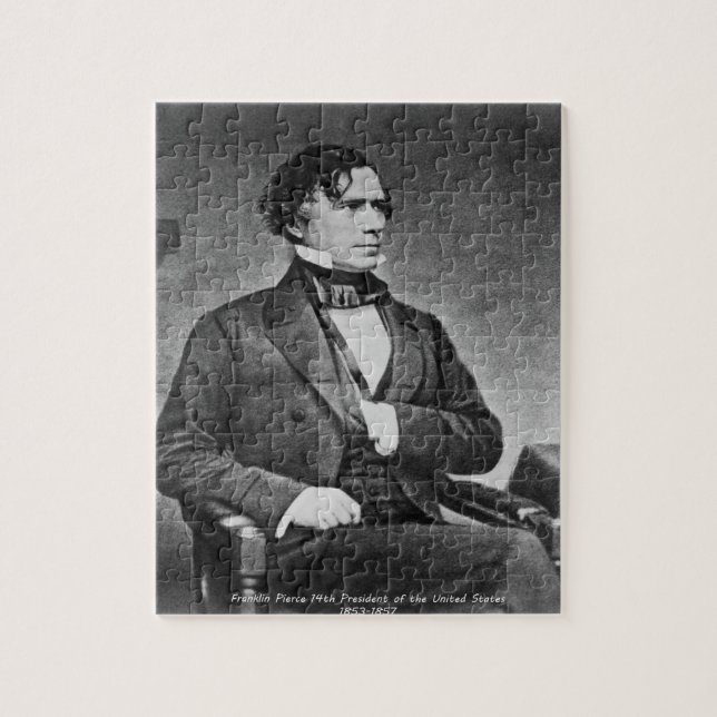 Puzzle Franklin Pierce 14ème président de l'Amérique. (Vertical)