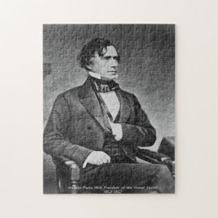 Puzzle Franklin Pierce 14ème président de l'Amérique.