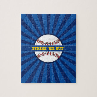 Puzzle Frappe De Baseball "Em Out