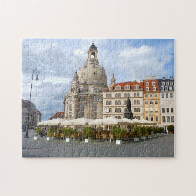 Puzzle Frauenkirche Dresden Allemagne. (Horizontal)