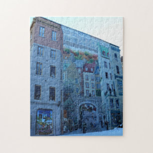 Puzzle Fresque dans le Vieux-Québec, Québec, Canada