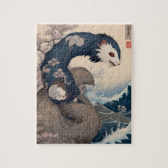 Puzzle - Frettchen - Japan (Vertikal)