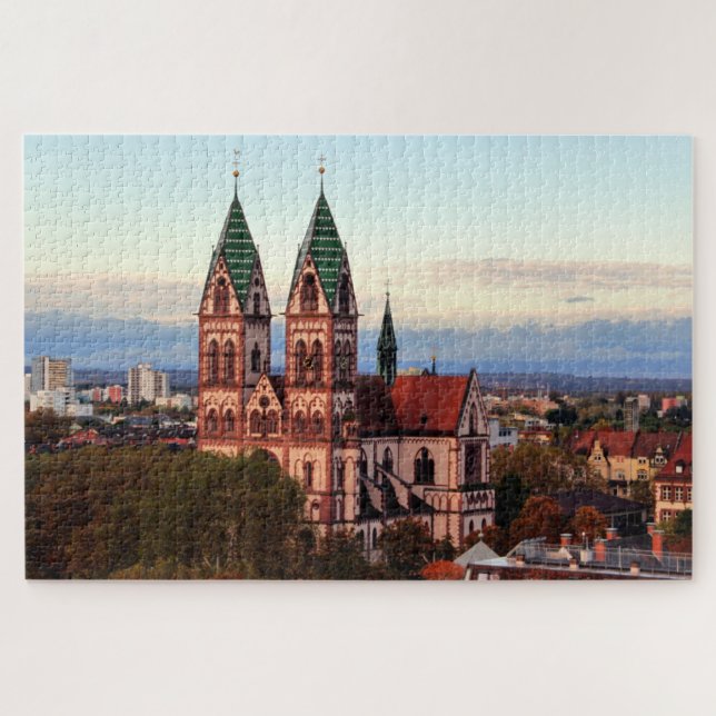 Puzzle Fribourg Im Breisgau Allemagne. (Horizontal)