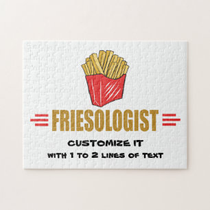 Puzzle Fries de France amusantes