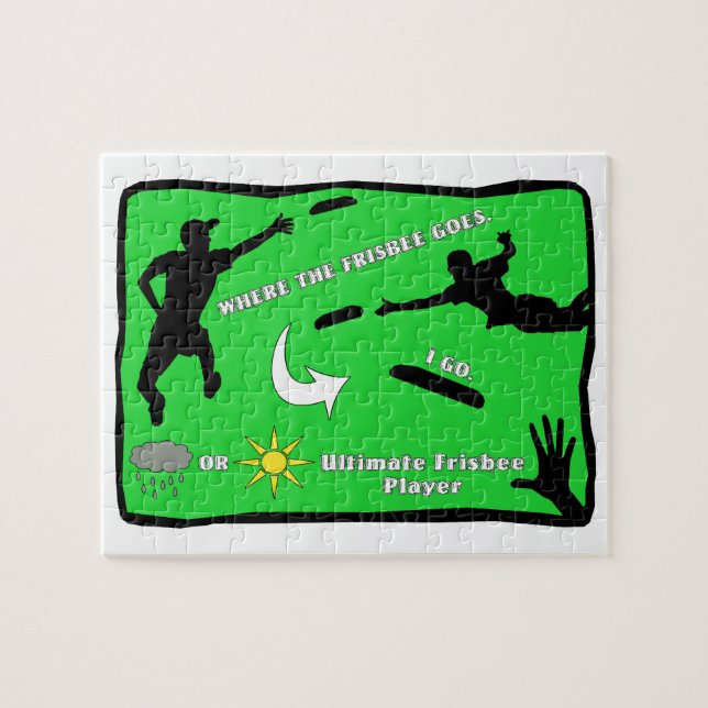 Puzzle Frisbee final la pluie et le beau temps (Horizontal)