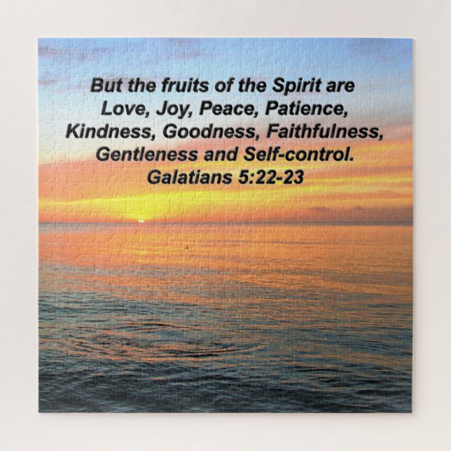 PUZZLE FRUIT GALATIEN DE LA BIBLE SPIRITE VERSE (Vertical)