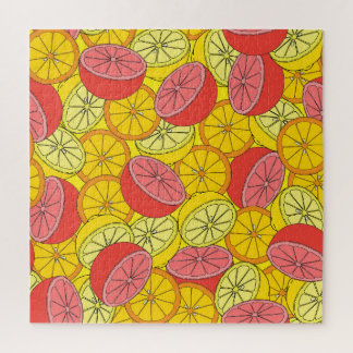 Puzzle Fruits d'agrumes Motif transparent