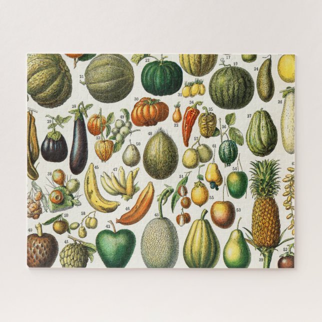 Puzzle Fruits et légumes (Horizontal)