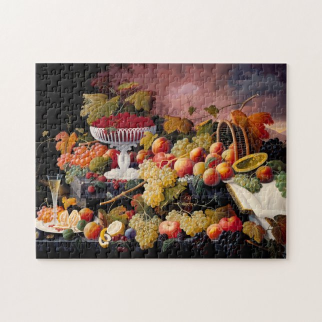 Puzzle Fruits et vie dans un paysage (Horizontal)