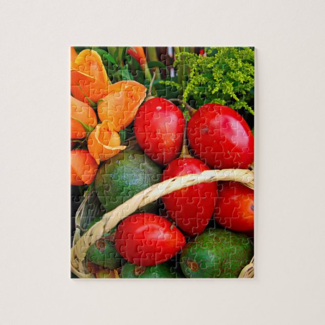 Puzzle Fruits tropicaux (Vertical)