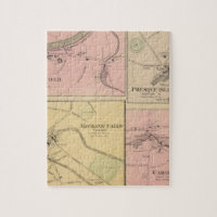 Ft Fairfield, île Presque, carte du caribou