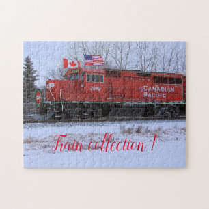 Puzzle Fun Art Train Famille