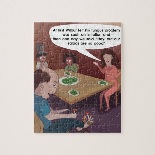 Puzzle FunGuy ToedStools Pour Le Dîner Drôle (Vertical)