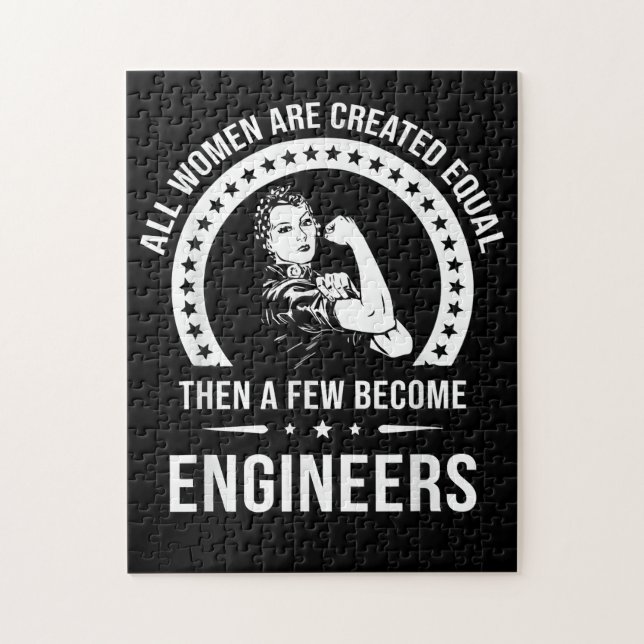 Puzzle Funny Engineer For All Women (Vertical)