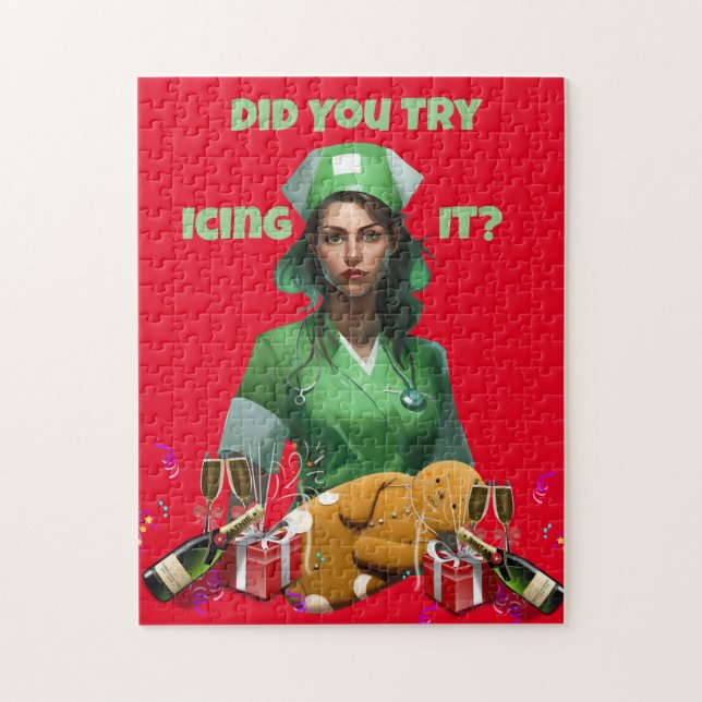 Puzzle Funny Nurse Icing It Thunder_Cove (Vertical)